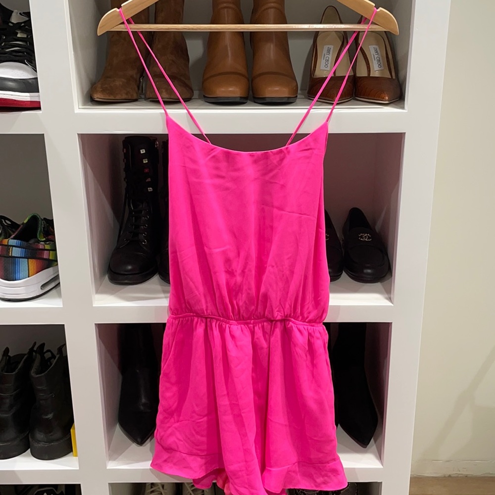 Hot pink romper - never worn!